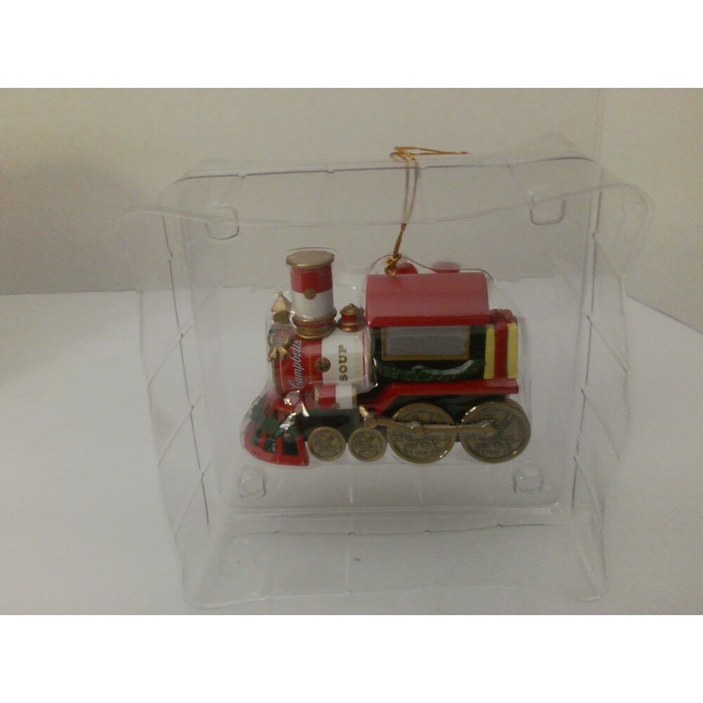 2000 Campbell's Soup Kids Train Christmas Ornament in Original Shipping Box